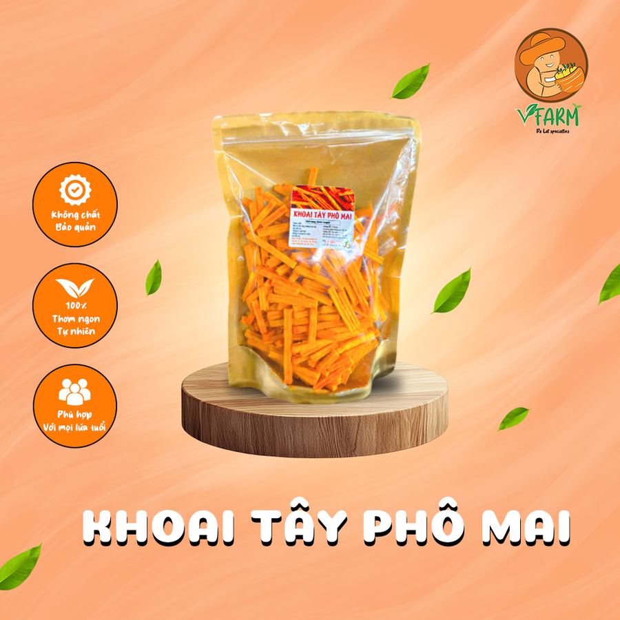 Khoai tây phô mai đặc sản Đà Lạt (500G) 1