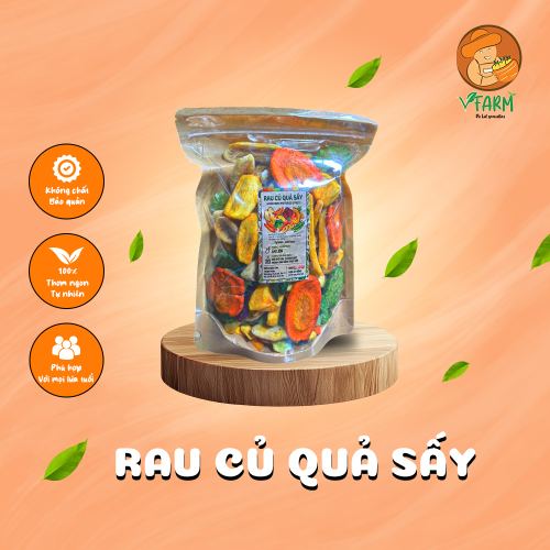 Rau củ quả sấy đặc sản Đà Lạt (500G)