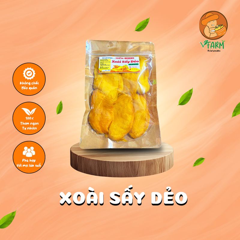 Xoài sấy dẻo đặc sản ngon (400G) 1