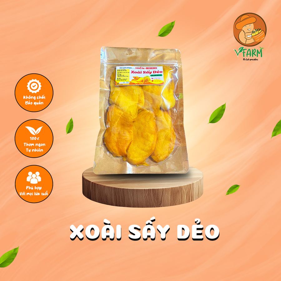 Xoài sấy dẻo đặc sản ngon (400G) 1