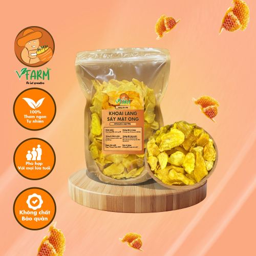 Khoai lang sấy mật ong đặc sản Đà Lạt (500G)