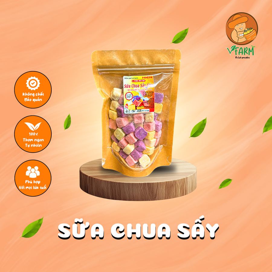 Sữa chua sấy giòn đặc sản (100G) 1